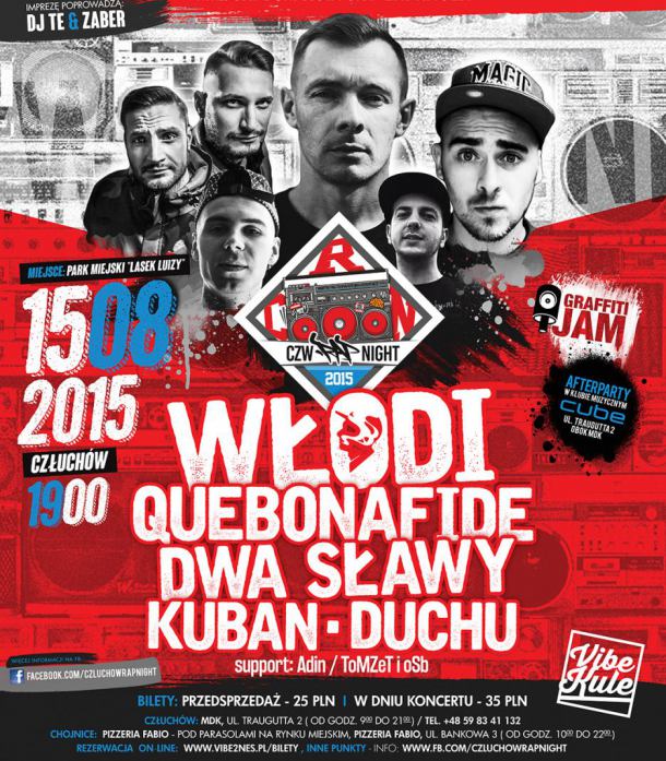 CZW Rap Night 2015 - zobacz kto wystąpi w tym roku?
