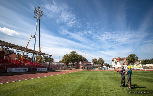 Stadion Chojniczanki po modernizacji. We wtorek odbiór techniczny