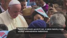 Będzie szybciej i taniej. Papież uprościł procedurę unieważnienia małżeństwa