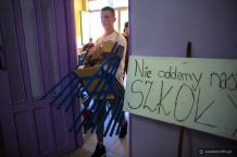 Uczniowie ZST nie opuszczają budynku szkoły 