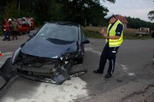 Trzy osoby ranne w trzech wypadkach w powiecie kościerskim