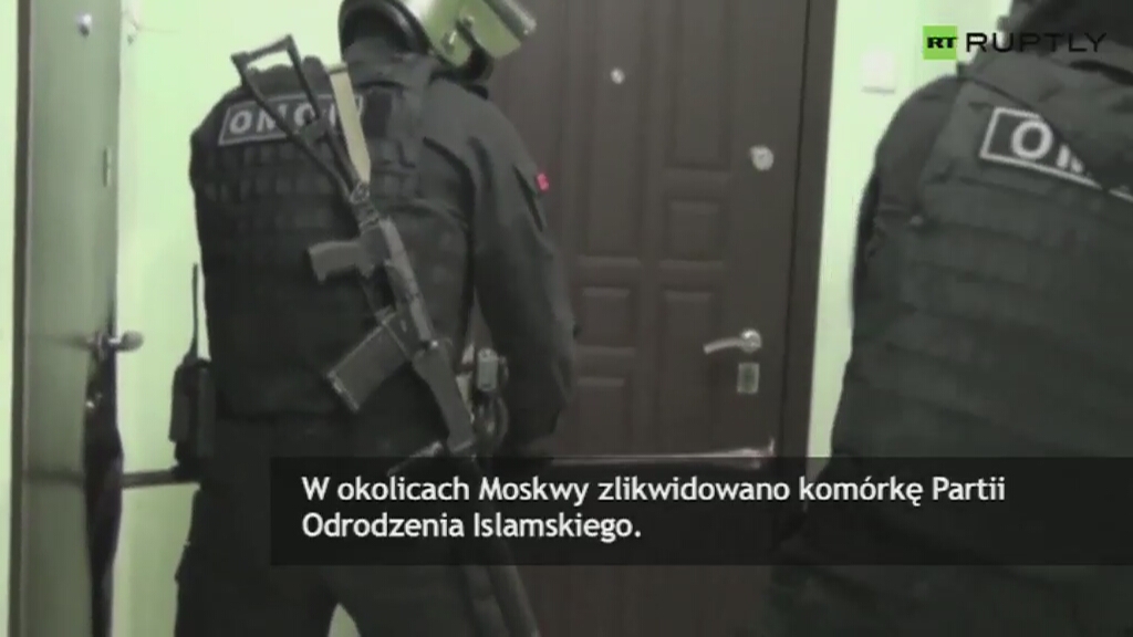 Rosyjska policja uderza w ´światowy kalifat´. Pod Moskwą zatrzymano 20 podejrzanych o współpracę z terrorystami