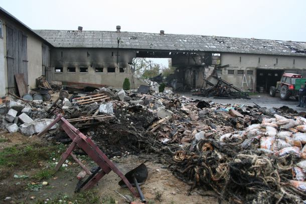 Ogień spowodował straty w wysokości 400 tys. zł