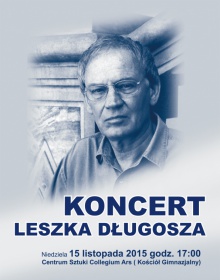 Koncert Leszka Długosza w podziemiach kościoła gimnazjalnego w Chojnicach