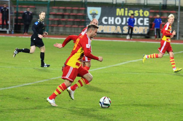 Chojniczanka - Pogoń 1:0. "Przegraliśmy w kuriozalnych okolicznościach" - mówi trener gości