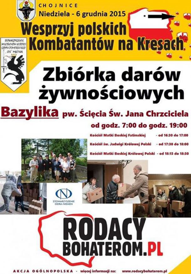 Podaruj żywność polskim kombatantom z dawnych Kresów