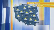 Poniedziałek będzie ciepły i z przejaśnieniami. Uwaga na wysokie ciśnienie