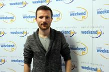Maciej Jarczyński w studiu Weekend FM