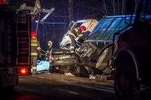 Tragiczny wypadek koło Tucholi na drodze wojewódzkiej nr 240