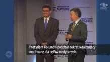 Medyczna marihuana legalna w Kolumbii. Prezydent podpisał dekret