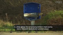 Mężczyzna, który wysadził dystrybutor prezerwatyw, sam zginął w wybuchu