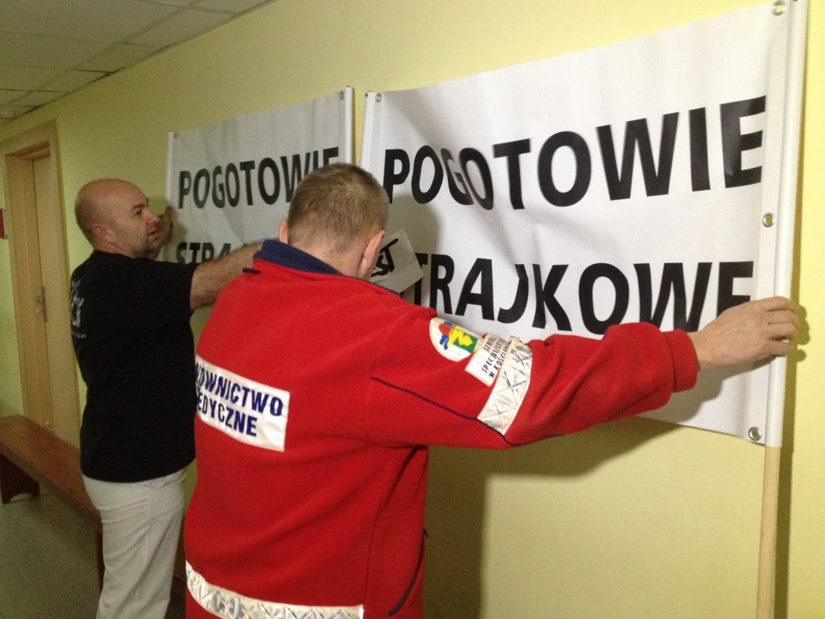 Pogotowie strajkowe w kościerskim szpitalu
