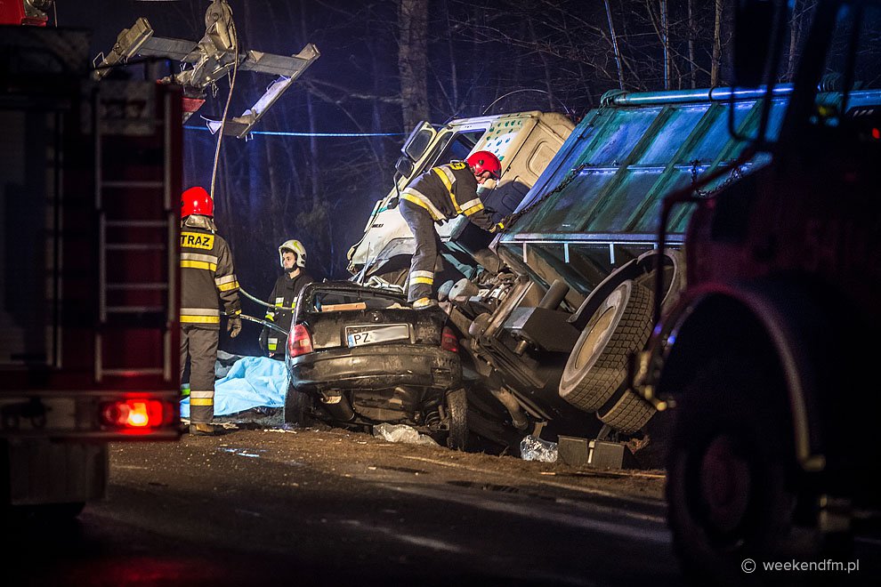 Tragiczny wypadek koło Tucholi na drodze wojewódzkiej nr 240