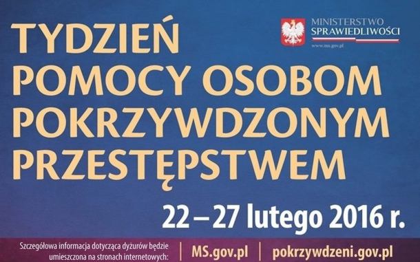 Rusza "Tydzień pomocy ofiarom przestępstw" w Chojnicach i Tucholi