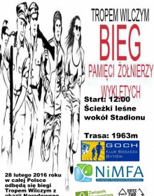Bieg żołnierzy wyklętych w Bytowie