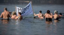 Kąpiel morsów w Charzykowach (FOTO)
