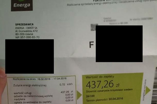 Uważajcie na fałszywe faktury za prąd! Trafiają do mieszkańców naszego regionu
