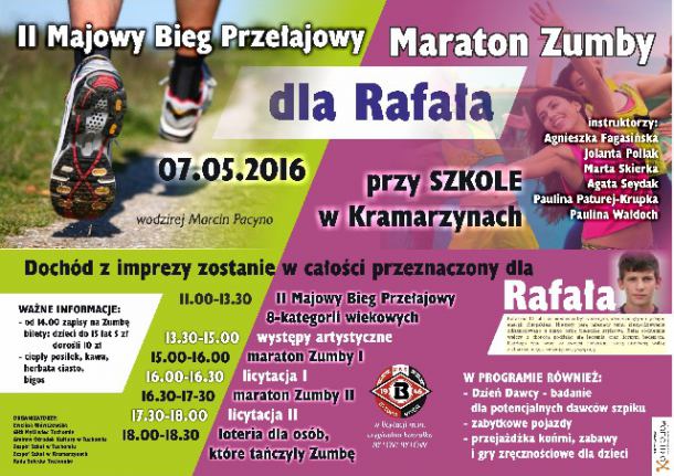 Charytatywny bieg dla 13-letniego Rafała 