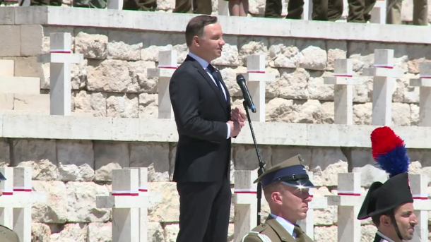 A. Duda na Monte Cassino: Nie byłoby UE bez przelanej polskiej krwi

