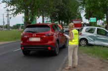 Jedna osoba ranna w wypadku na trasie Korne - Lipusz
