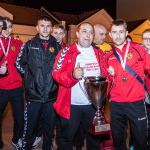 Red Devils po zdobyciu Pucharu Polski w 2016 r. fot. ppm