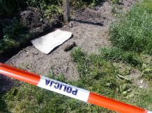 Pocisk moździerzowy w Stawiskach k/Kościerzyny (FOTO)