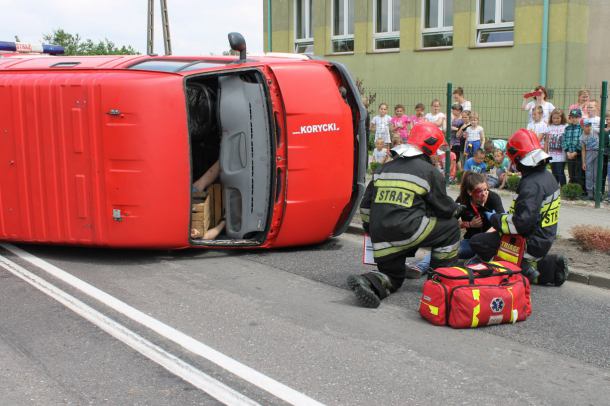 Ćwiczenia służb ratunkowych przy wypadku masowym na DW 212 koło Chojnic (FOTO, WIDEO)