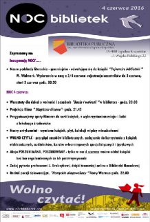 "Noc Bibliotek" w Sępólnie Krajeńskim 