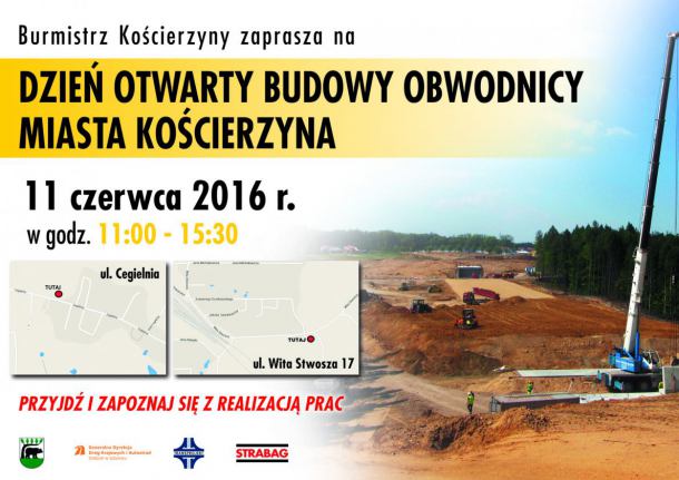 Dzień otwarty budowy kościerskiej obwodnicy