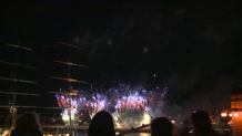 Sztuczne ognie z żaglowcami w tle. Spektakularny pokaz fajerwerków z okazji Dni Morza w Szczecinie