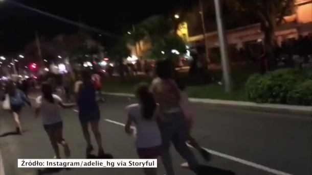 Tłumy w panice na Promenadzie Anglików - ludzie uciekali w popłochu