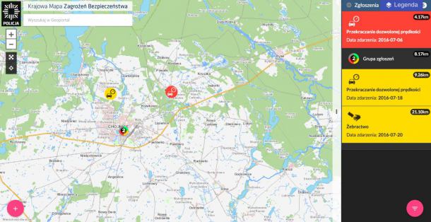 Krajowa Mapa Zagrożenia Bezpieczeństwa już działa. Co zgłaszają chojniczanie?