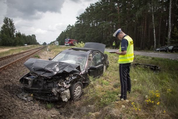 Wypadek na trasie Chojnice - Brusy. Cztery osoby trafiły do szpitala (FOTO)