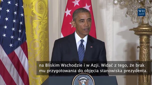 B.Obama: Donald Trump nie nadaje się na prezydenta. Mówią to sami prominentni republikanie