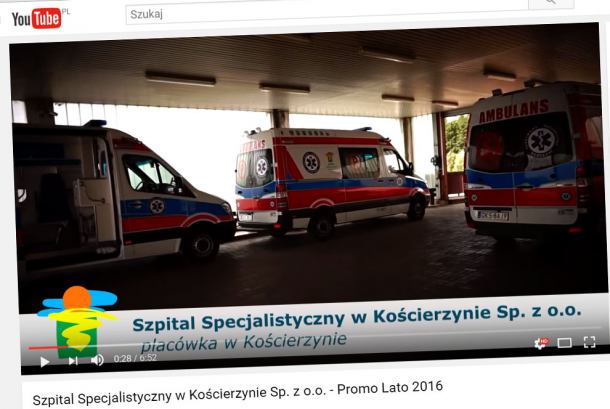 Nietypowa, muzyczna promocja kościerskiego szpitala w internecie