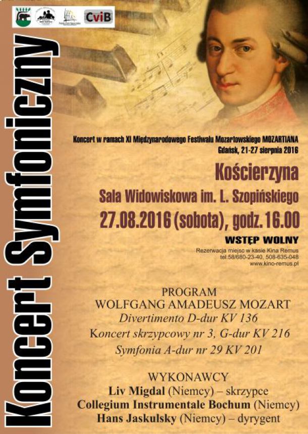 Jutro koncert symfoniczny w ramach 11-go Międzynarodowego Festiwalu Mozartowskiego "Mozartiana"