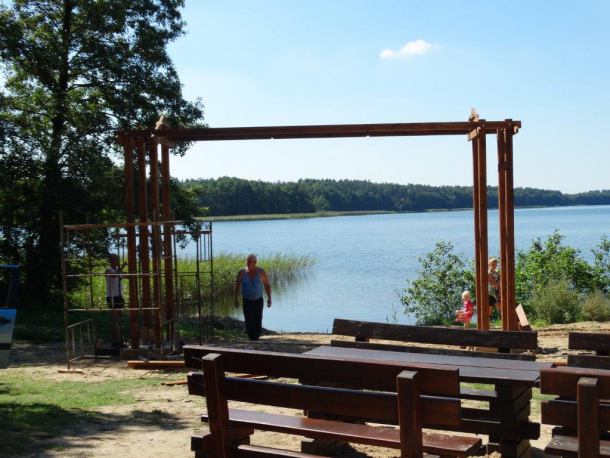 Ciąg dalszy inwestycji na tak zwanej "starej plaży" w Sępólnie Krajeńskim