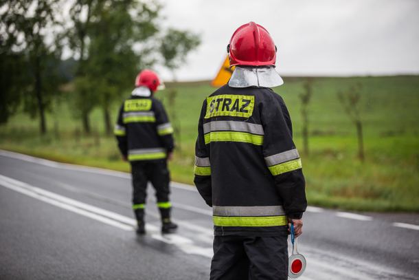 Były utrudnienia na drodze wojewódzkiej nr 240 na odcinku Bysław - Błądzim