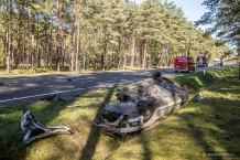 Pierwsze ustalenia policji dotyczące czwartkowego (15.09) wypadku na DK 22