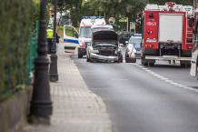 Zderzenie dwóch samochodów osobowych w Chojnicach