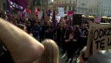 "Czarny Protest" przeciwników uchwalenia ustawy antyaborcyjnej