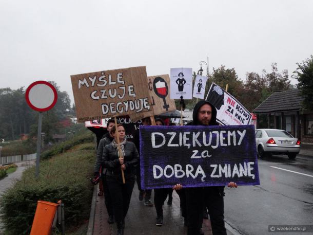 Czarny protest w Sępólnie (FOTO)