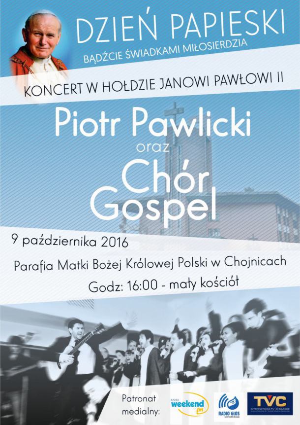 Koncert w hołdzie Janowi Pawłowi II w Chojnicach