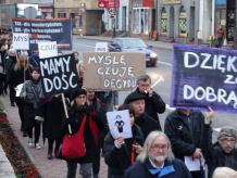 Kolejny "Czarny protest" w Sępólnie (FOTO)