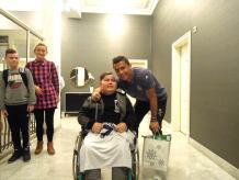 Chory Oliwier spod Człuchowa spotkał się z Ronaldo. Marzenie spełniła Fundacja "Trzeba Marzyć"