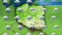 W niedzielę deszczowo może być przez cały dzień. Uwaga na śliskie drogi