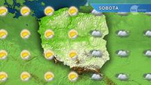 Sobota słoneczna, ale na wschodzie poprószy śnieg. W niedzielę opady na północy