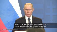 W. Putin: Kijów nawiązuje relacje z nową administracją USA przez wciąganie jej w konflikt