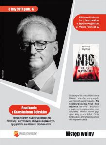 Spotkanie z Krzesimirem Dębskim w sępoleńskiej bibliotece