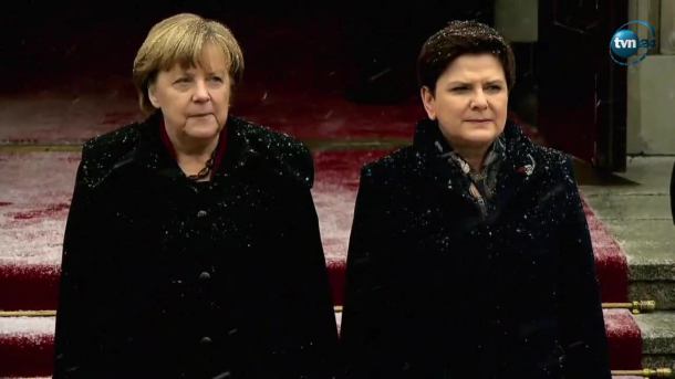 Angela Merkel w Polsce. Kanclerz Niemiec spotkała się z premier Szydło i prezydentem Dudą